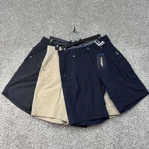 CQR Shorts Men 30 Lot Of 3 Stretch Waist Hiking Lightweight Tactical Brand New